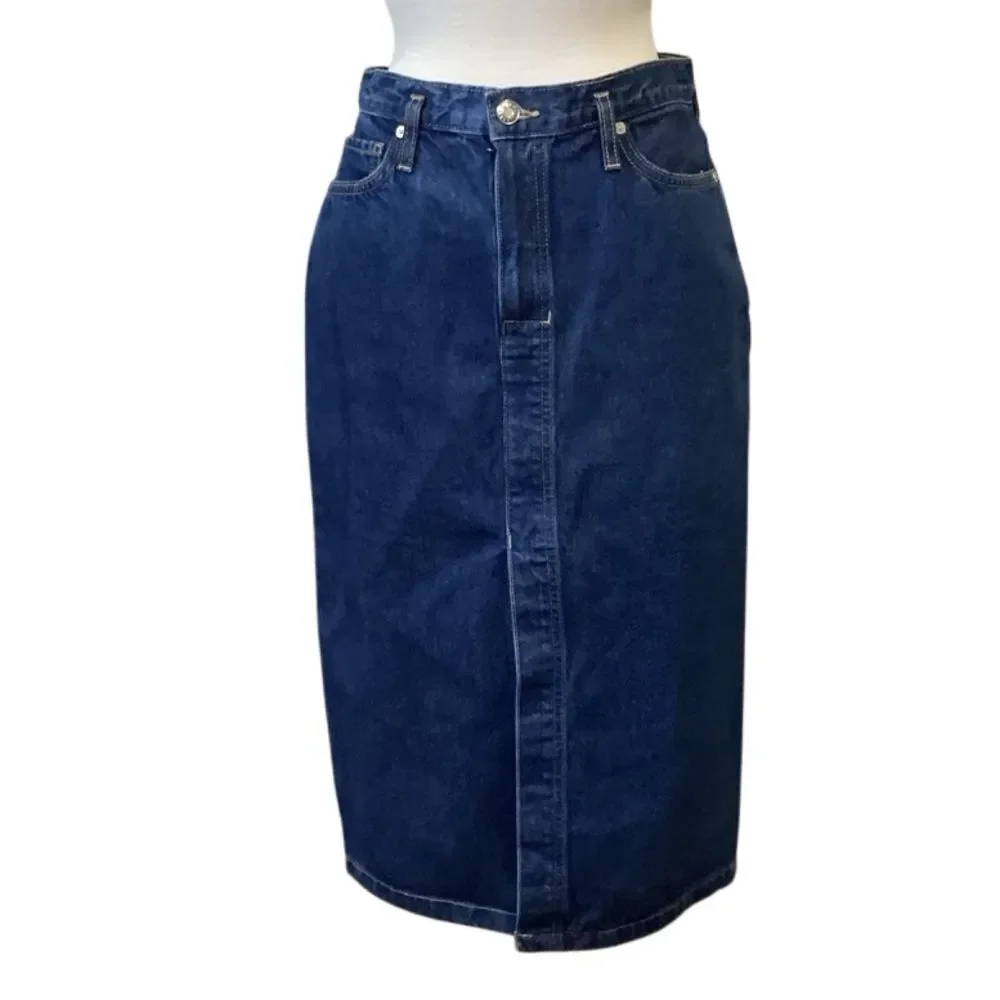 Mango MNG DENIM MIDI-SKIRT Size M
